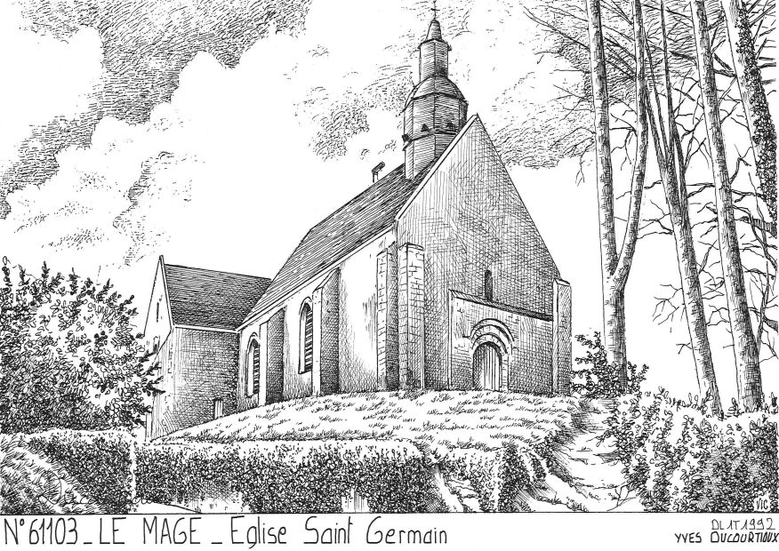 N 61103 - LE MAGE - église st germain